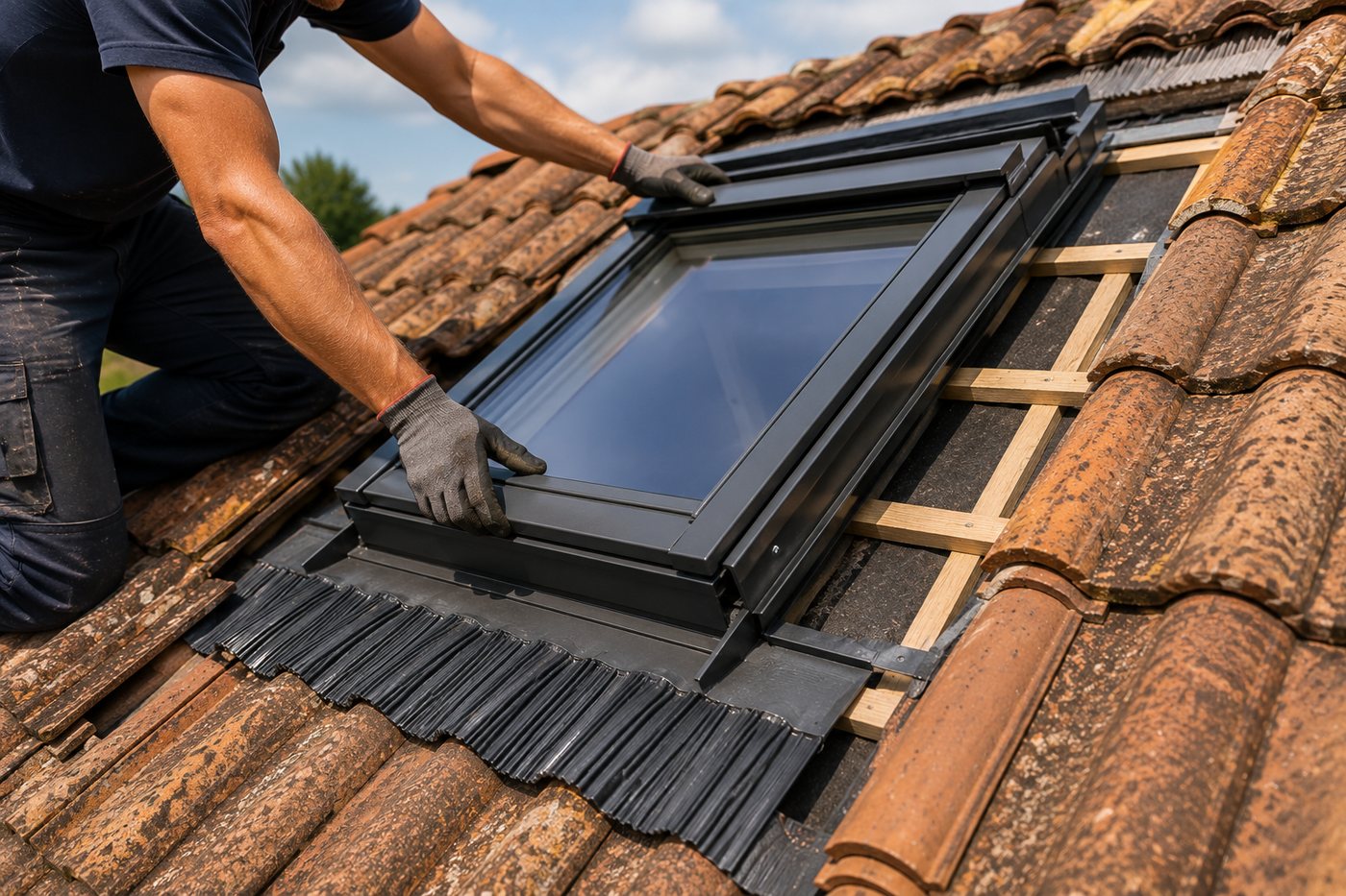 Installation et remplacement de Velux par KM Toiture à Épinal